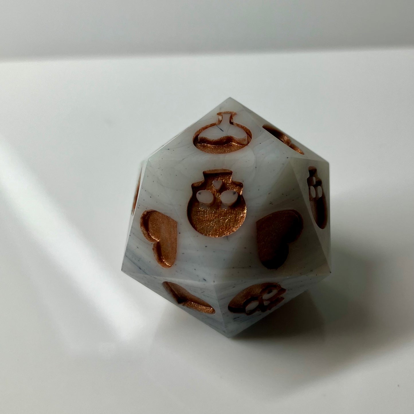 Marble look death save d20 fail