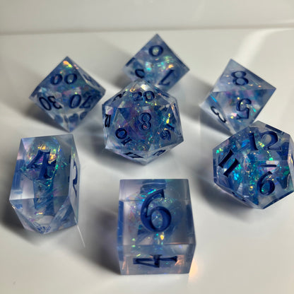 Opals 7 piece dice set