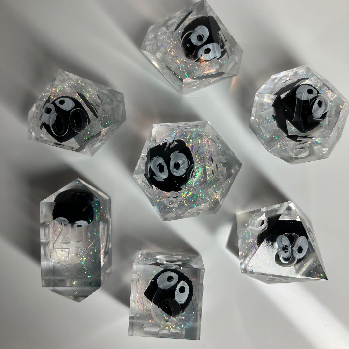 Soot Sprites 7 piece dice set