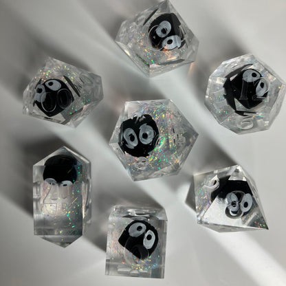 Soot Sprites 7 piece dice set