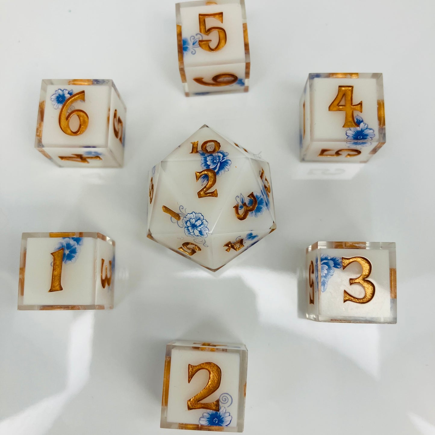 tea set inspired dice set for lorcana tcg