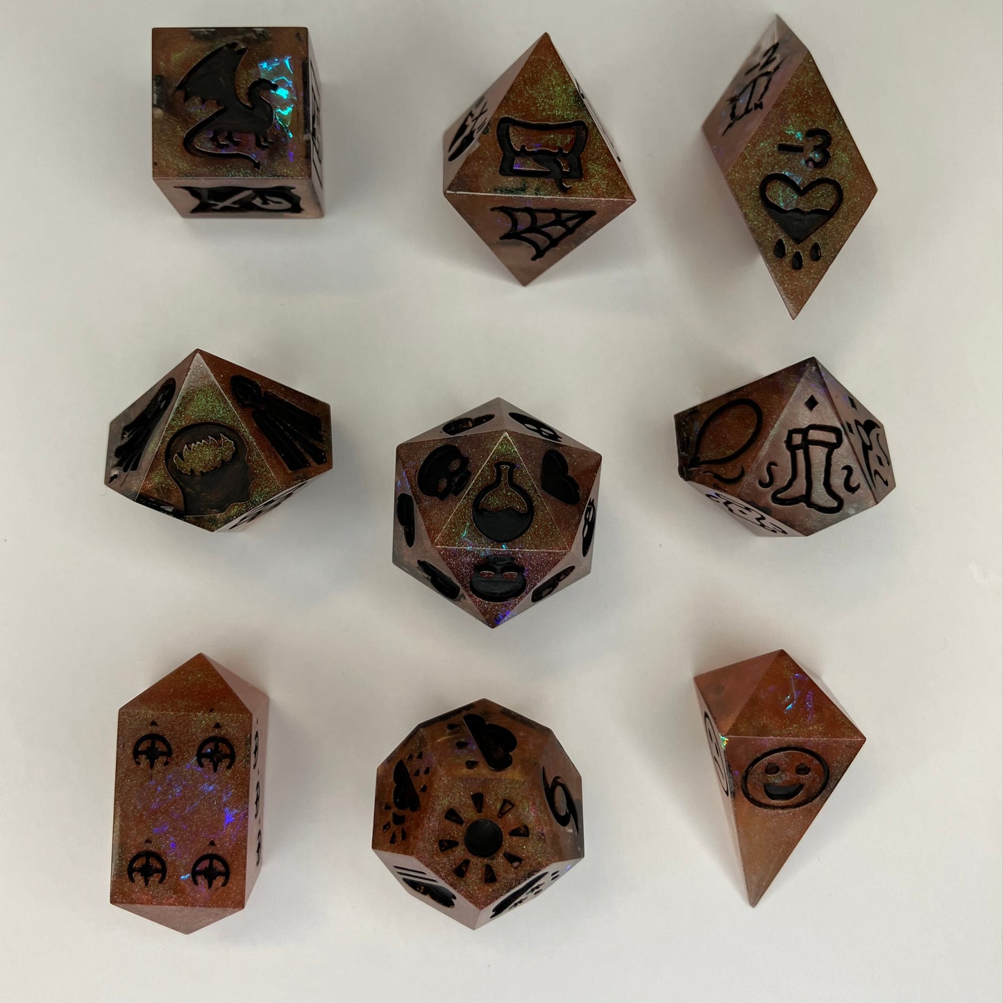 Buried Treasure GM dice set