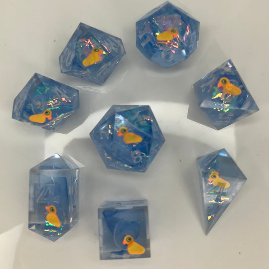 Rubber Ducky 8 piece dice set