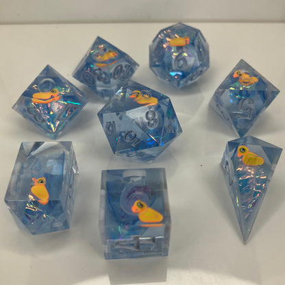 Rubber Ducky 8 piece dice set