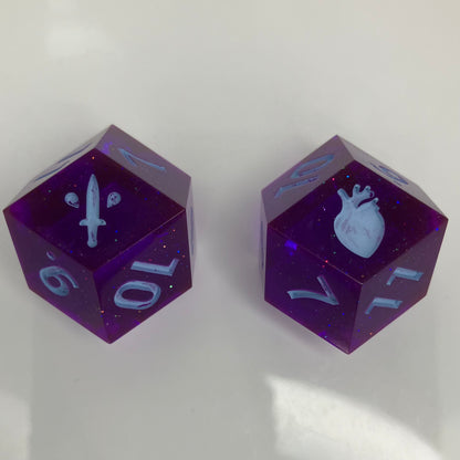 Fancy Pants - Pair of d12s for Daggerheart