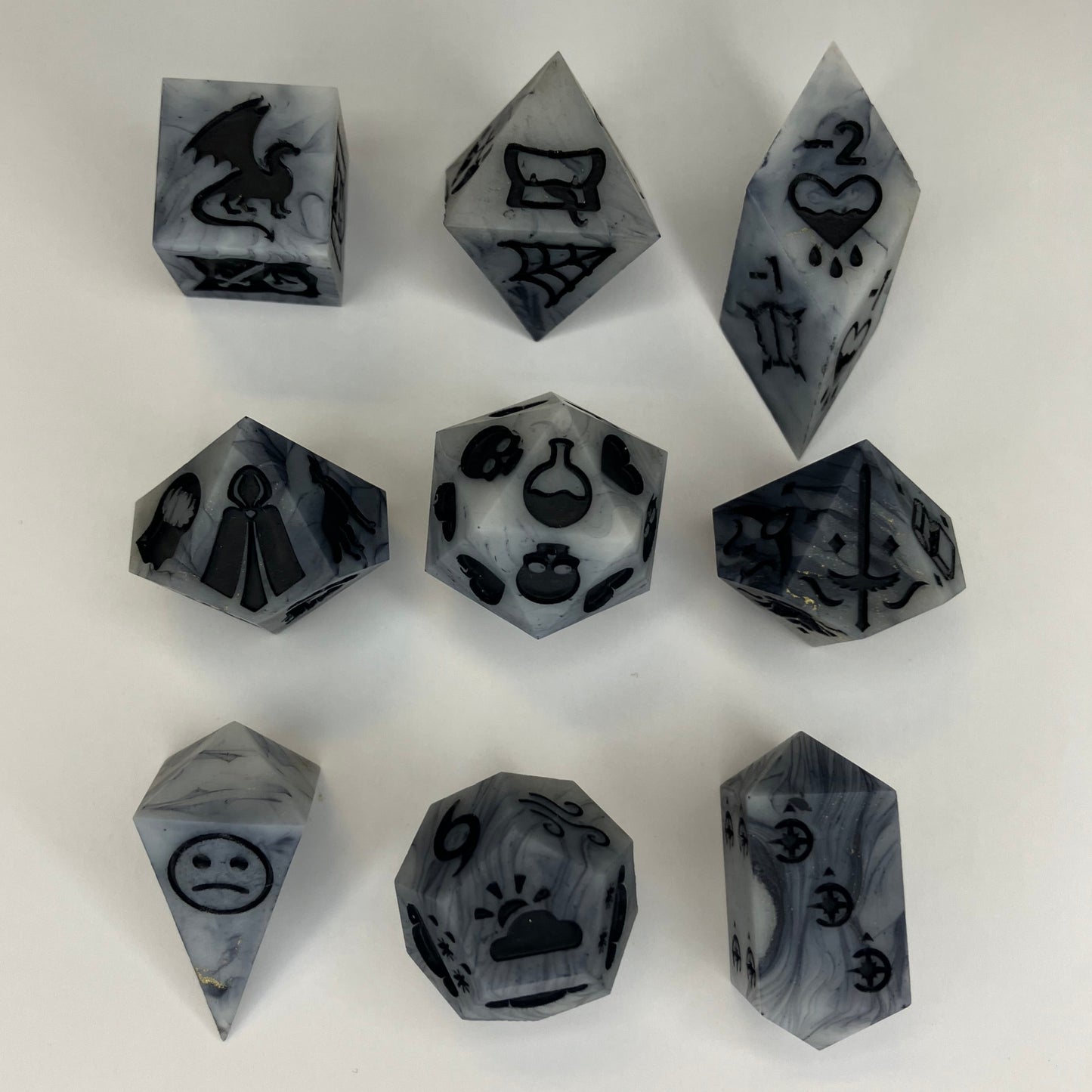 Marble Madness GM dice set