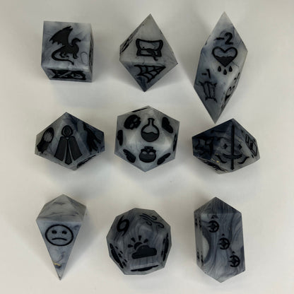 Marble Madness GM dice set