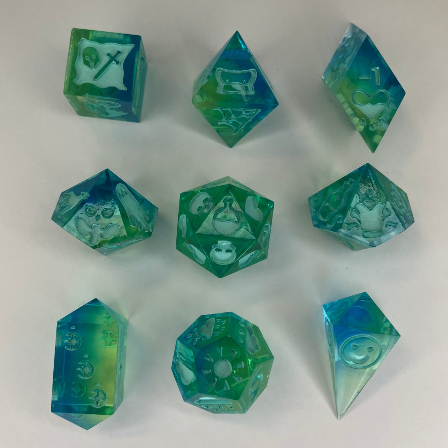Northern Lights GM dice set