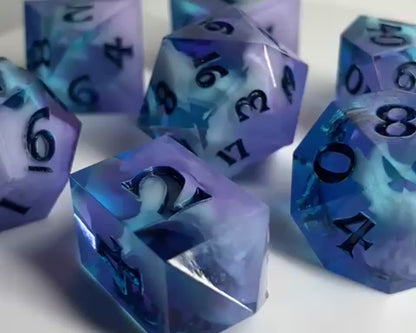 Calypso Skies 7 piece dice set