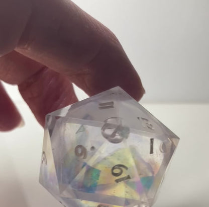 Floating Opals Liquid Core d20 30mm Chunk