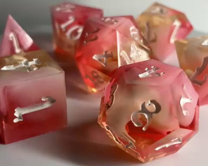 Astral Sunrise 7 piece dice set